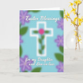 Blessings For Daughter Son Card Karte (Gelbe Blume)