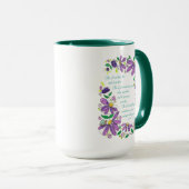 Blessings Scripture Numbers 6:24-26 Tasse (VorderseiteRechts)