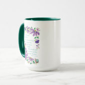 Blessings Scripture Numbers 6:24-26 Tasse (Vorderseite Links)