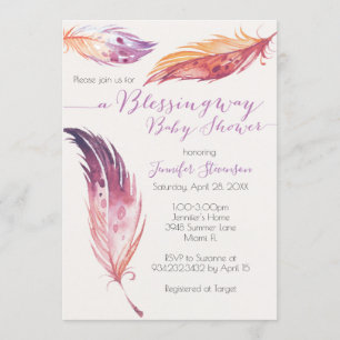 Blessingway Baby Shower Einladung