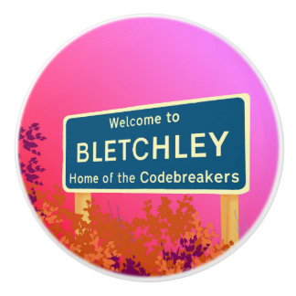 Bletchley Codebreakers Draw Pull Keramikknauf