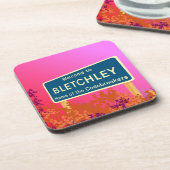 Bletchley Codebreakers Getränkeuntersetzer (Linke Seite)