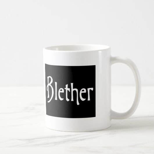 Blether witziger schottischer Slang-Banter-Schotte Kaffeetasse (Rechts)