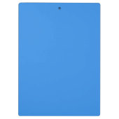 Bleu de France (Vollfarbe) Klemmbrett (Rückseite)