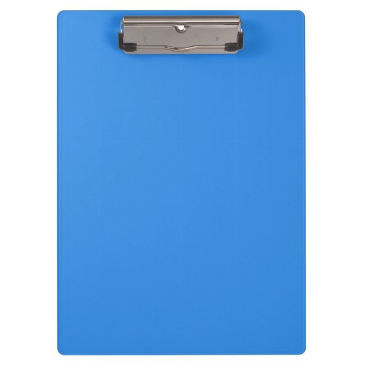 Bleu de France (Vollfarbe) Klemmbrett (Vorderseite)