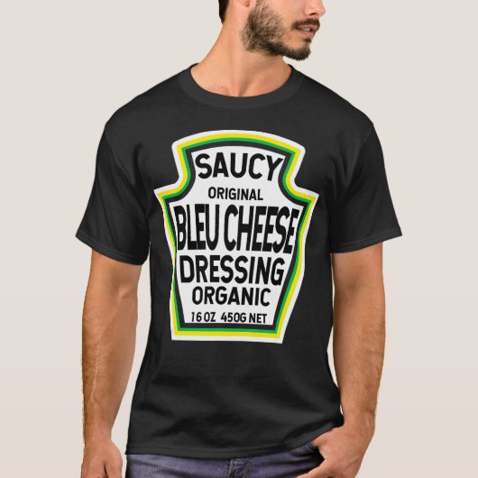 Bleu Käse Dressing Salad Easy Halloween T-Shirt (Vorderseite)