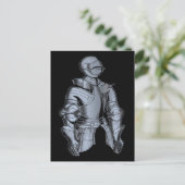 Bleu Knight Postkarte (Stehend Vorderseite)