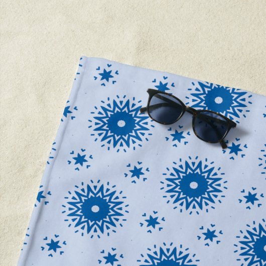 Bleu Summer Beach Handtuch (Beispiel)