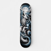 Bleu Wolf Skateboard-Design Skateboard (Vorne)