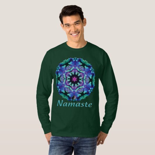 Bleus Namaste Kaleidoscope T-Shirt (Vorne ganz)