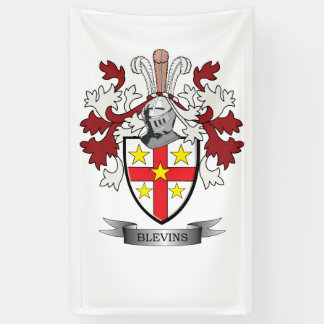 Blevins Familienwappen-Wappen Banner