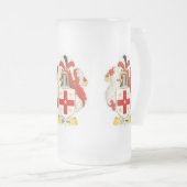 Blevins Familienwappen-Wappenkunde-mattierte Tasse (VorderseiteRechts)
