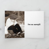 BLEW IT - SORRY CARD DANKESKARTE (Innenseite)