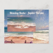Blflüge Rocks Jupiter FL Fotografie Postkarte (Vorderseite)