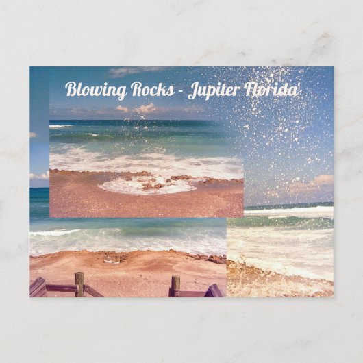 Blflüge Rocks Jupiter FL Fotografie Postkarte (Vorderseite)
