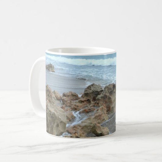 Blflügende Rocks Jupiter Florida Kaffeetasse (Vorderseite Links)