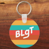 BLgT-Streifenflagge Schlüsselanhänger (Vorderseite)