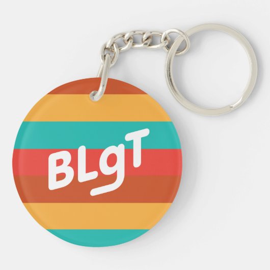 BLgT-Streifenflagge Schlüsselanhänger (Rückseite)