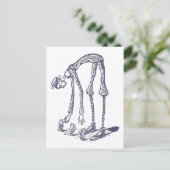 Blib Picks Blume Postkarte (Stehend Vorderseite)