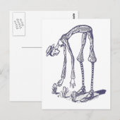 Blib Picks Blume Postkarte (Vorne/Hinten)