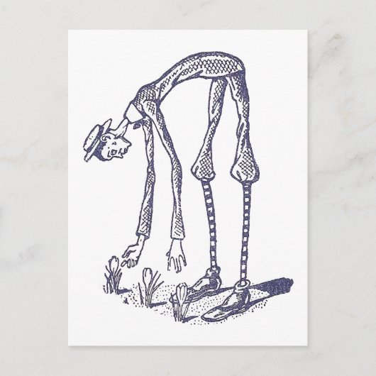 Blib Picks Blume Postkarte (Vorderseite)
