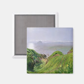 Blick auf Ailsa Craig und die Insel Arran, 1860 Magnet (Vorderseite/Rückseite)