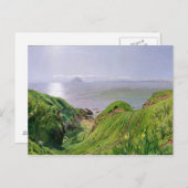 Blick auf Ailsa Craig und die Insel Arran, 1860 Postkarte (Vorne/Hinten)