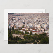 Blick auf Athen Postkarte (Vorne/Hinten)