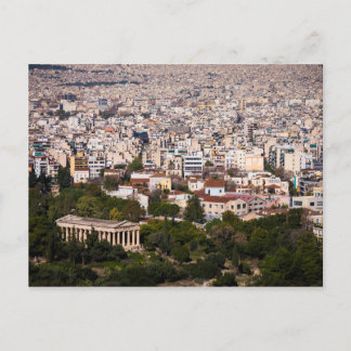 Blick auf Athen Postkarte