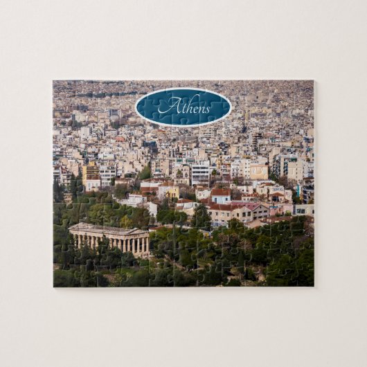 Blick auf Athen Puzzle (Horizontal)