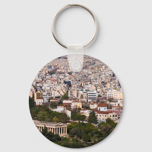 Blick auf Athen Schlüsselanhänger (Vorderseite)