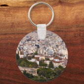 Blick auf Athen Schlüsselanhänger (Vorderseite)