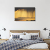 Blick auf aufeinander folgende Hügel am oberen End Leinwanddruck (Insitu (Schlafzimmer))