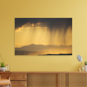 Blick auf aufeinander folgende Hügel am oberen End Leinwanddruck (Insitu (Wohnzimmer))