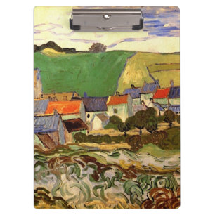 Blick auf Auvers Vincent van Gogh. Klemmbrett