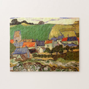 Blick auf Auvers Vincent van Gogh. Puzzle