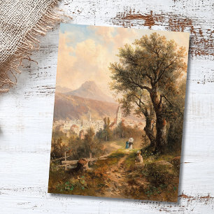 Blick auf Bad Aussee - Emil Barbarini Postkarte