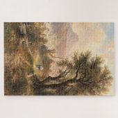 Blick auf Bad Aussee - Emil Barbarini Puzzle (Horizontal)
