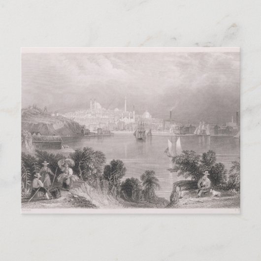 Blick auf Baltimore Postkarte (Vorderseite)