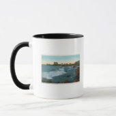 Blick auf Bass Rocks Surf Tasse (Links)
