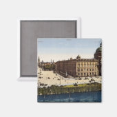 Blick auf Berlin zur Jahrhundertwende Magnet (Vorderseite/Rückseite)