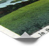 Blick auf Bluff Point bei Penn Yan Poster (Ecke)