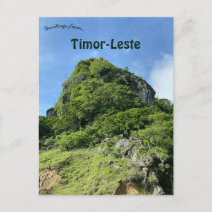Blick auf Bobonaro Timor-Leste Postkarte
