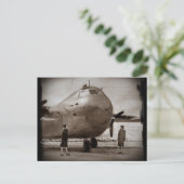 Blick auf Bomber Postkarte (Stehend Vorderseite)