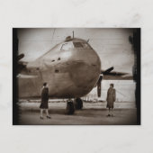 Blick auf Bomber Postkarte (Vorderseite)