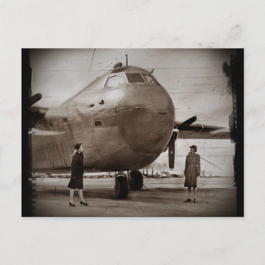 Blick auf Bomber Postkarte (Vorderseite)