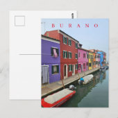 Blick auf Burano Canyons Postkarte (Vorne/Hinten)