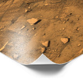 Blick auf Burns Cliff auf Mars Fotodruck (Ecke)