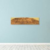 Blick auf Burns Cliff auf Mars Leinwanddruck (Insitu (Holzboden))