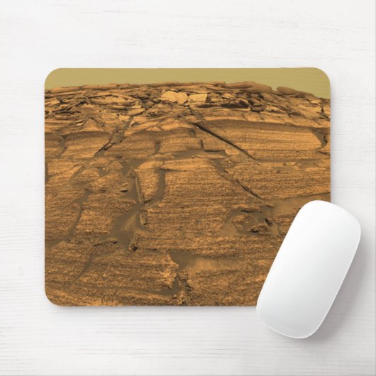 Blick auf Burns Cliff auf Mars Mousepad (Mit Mouse)